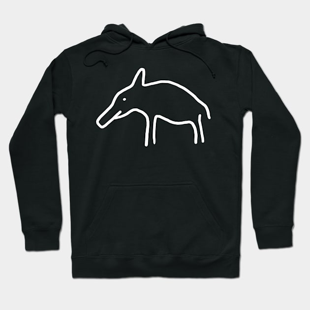 Boar Minimal Hoodie by Nikokosmos